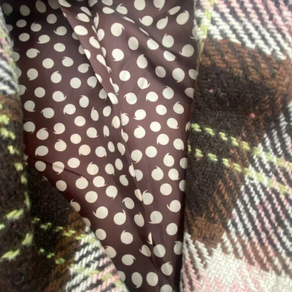 CAbi Pink and Brown Plaid Blazer - Picture 6 of 8